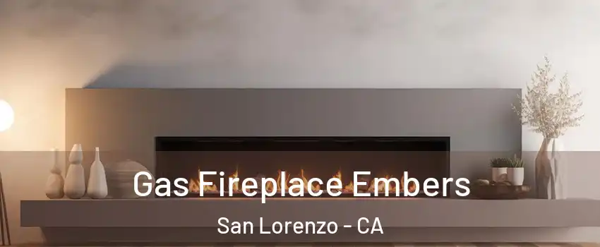  Gas Fireplace Embers San Lorenzo - CA